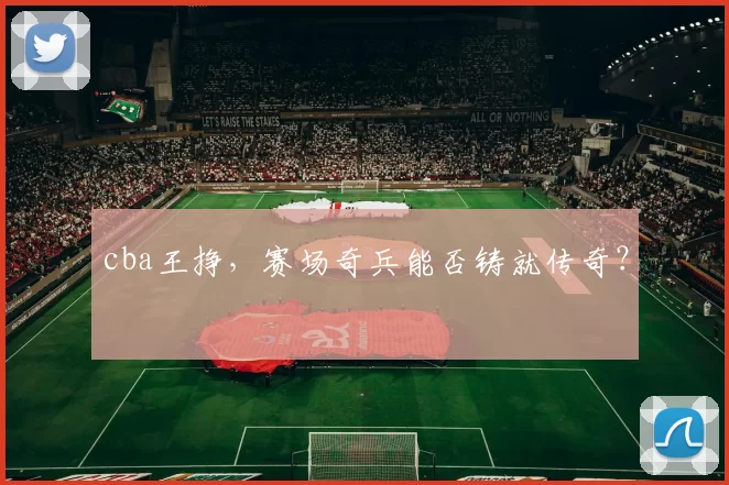 cba王挣，赛场奇兵能否铸就传奇？