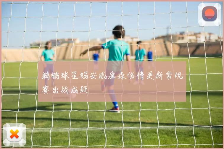 鹈鹕球星锡安威廉森伤情更新常规赛出战成疑